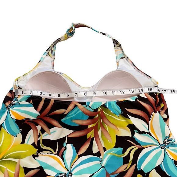 Silhouette Solutions Tankini Top Sz 16W - Picture 12 of 15